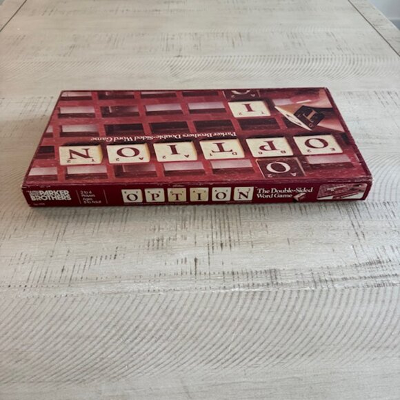 Vintage 1983 Parker Brothers Option Double-sided Word Game - Picture 8 of 10